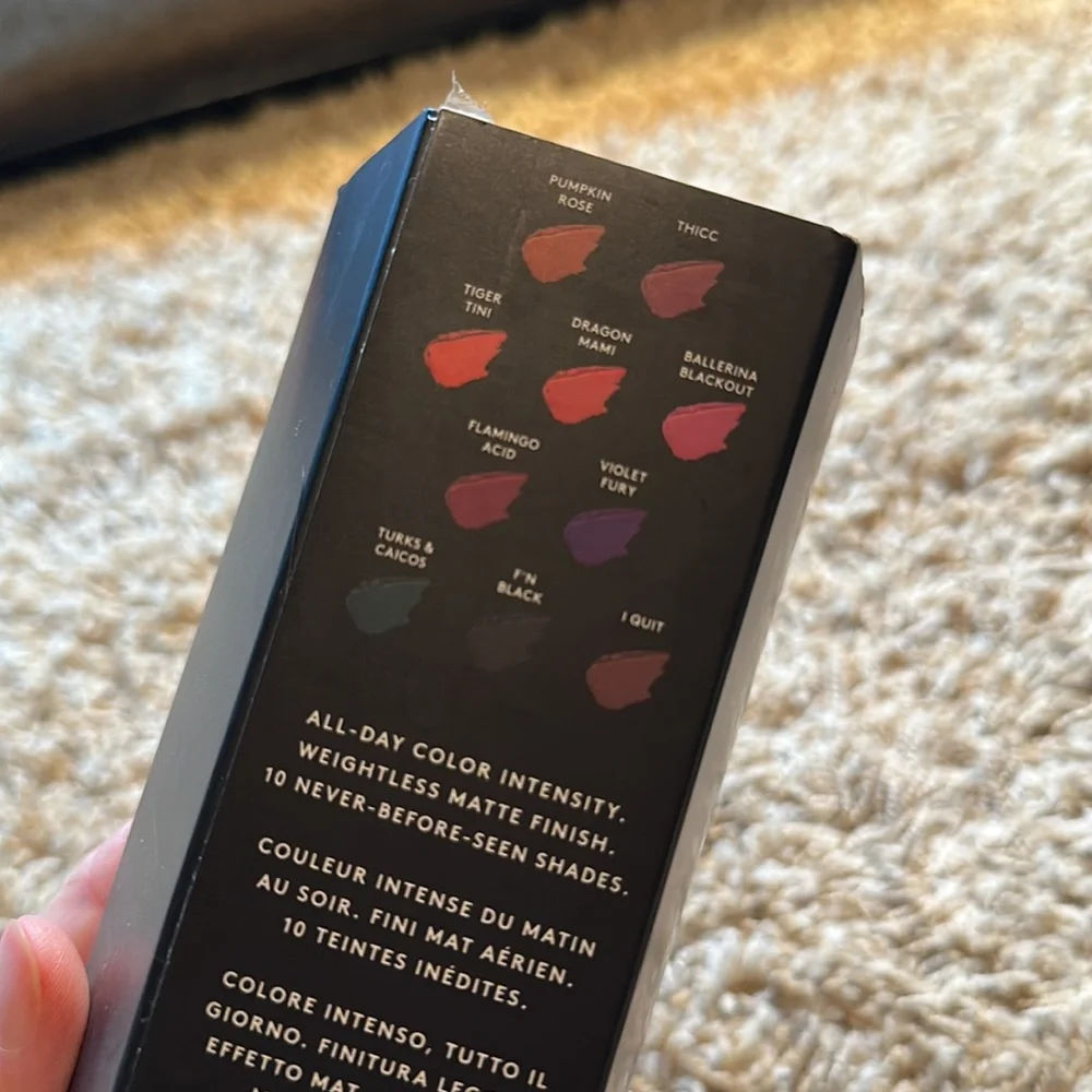 Fenty Beauty Mattemoiselle plush matte lipstick 10 pc collection - Picture 3 of 4